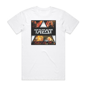 Treat Rev It Up Album Cover T-Shirt White