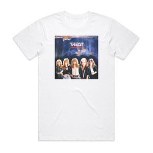 Treat Dreamhunter Album Cover T-Shirt White Treat Dreamhunter Album Cover T-Shirt White