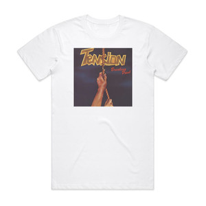 Tension Breaking Point Album Cover T-Shirt White Tension Breaking Point Album Cover T-Shirt White