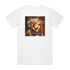 The Great Kat Total Insanity Album Cover T-Shirt White The Great Kat Total Insanity Album Cover T-Shirt White