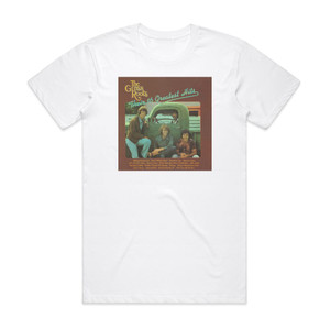 The Grass Roots Their 16 Greatest Hits Album Cover T-Shirt White The Grass Roots Their 16 Greatest Hits Album Cover T-Shirt White