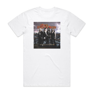The Poodles Clash Of The Elements Album Cover T-Shirt White The Poodles Clash Of The Elements Album Cover T-Shirt White
