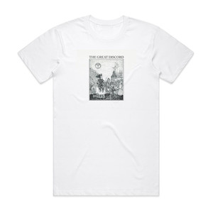 The Great Discord Afterbirth Album Cover T-Shirt White The Great Discord Afterbirth Album Cover T-Shirt White
