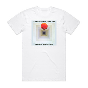 Tangerine Dream Force Majeure 1 Album Cover T-Shirt White Tangerine Dream Force Majeure 1 Album Cover T-Shirt White