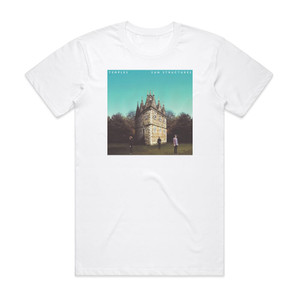 Temples Sun Structures Album Cover T-Shirt White Temples Sun Structures Album Cover T-Shirt White