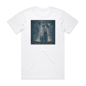 The Chainsmokers Something Just Like This Album Cover T-Shirt White The Chainsmokers Something Just Like This Album Cover T-Shirt White