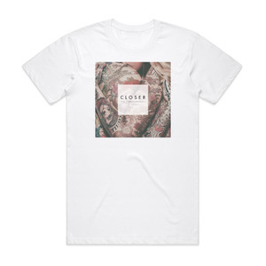 The Chainsmokers Closer Album Cover T-Shirt White The Chainsmokers Closer Album Cover T-Shirt White