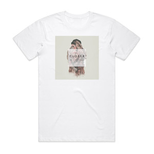 The Chainsmokers Closer 1 Album Cover T-Shirt White The Chainsmokers Closer 1 Album Cover T-Shirt White