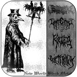 Krieg New World Black Metal Album Cover Sticker Krieg New World Black Metal Album Cover Sticker