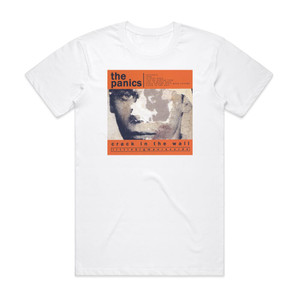 The Panics Crack In The Wall Album Cover T-Shirt White The Panics Crack In The Wall Album Cover T-Shirt White