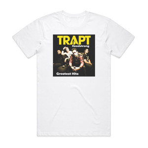 Trapt Greatest Hits Album Cover T-Shirt White Trapt Greatest Hits Album Cover T-Shirt White