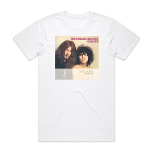 T Rex Unicorn Album Cover T-Shirt White T Rex Unicorn Album Cover T-Shirt White