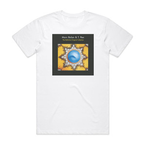 T Rex Best Of Marc Bolan And T Rex Album Cover T-Shirt White T Rex Best Of Marc Bolan And T Rex Album Cover T-Shirt White