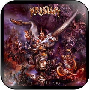 Krisiun Forged In Fury Album Cover Sticker Krisiun Forged In Fury Album Cover Sticker