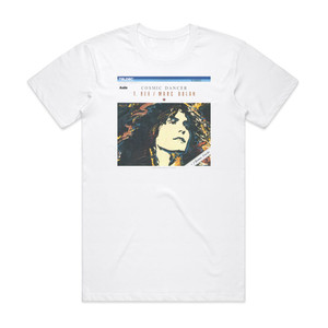 T Rex Cosmic Dancer Album Cover T-Shirt White T Rex Cosmic Dancer Album Cover T-Shirt White