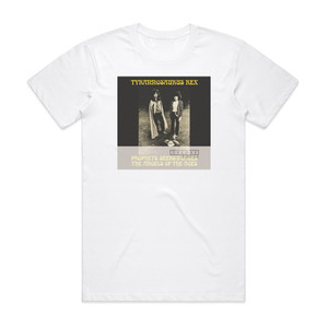 T Rex Prophets Seers Sages The Angels Of The Ages Album Cover T-Shirt White T Rex Prophets Seers Sages The Angels Of The Ages Album Cover T-Shirt White
