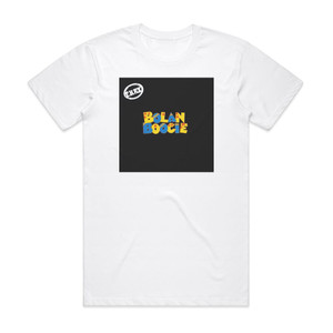 T Rex Bolan Boogie Album Cover T-Shirt White T Rex Bolan Boogie Album Cover T-Shirt White