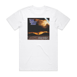 Thin Lizzy Cold Sweat 1 Album Cover T-Shirt White Thin Lizzy Cold Sweat 1 Album Cover T-Shirt White