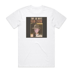 Tony Joe White Rain Crow Album Cover T-Shirt White