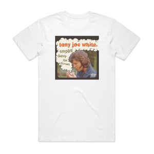 Tony Joe White Smoke From The Chimney Album Cover T-Shirt White Tony Joe White Smoke From The Chimney Album Cover T-Shirt White
