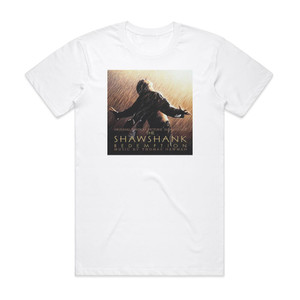 Thomas Newman The Shawshank Redemption Album Cover T-Shirt White Thomas Newman The Shawshank Redemption Album Cover T-Shirt White