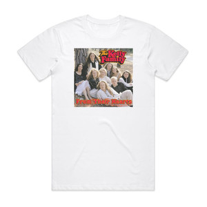 The Kelly Family From Their Hearts Album Cover T-Shirt White The Kelly Family From Their Hearts Album Cover T-Shirt White