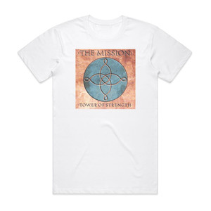 The Mission Tower Of Strength Album Cover T-Shirt White The Mission Tower Of Strength Album Cover T-Shirt White