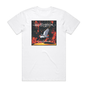 The Mission Carved In Sand Album Cover T-Shirt White The Mission Carved In Sand Album Cover T-Shirt White