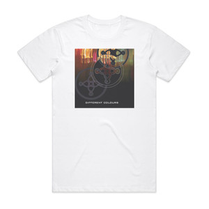 The Mission Different Colours Album Cover T-Shirt White The Mission Different Colours Album Cover T-Shirt White