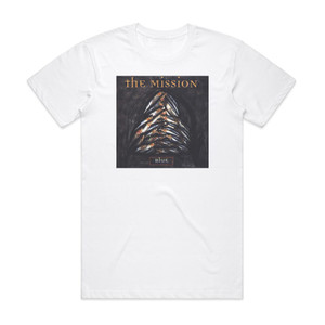 The Mission Blue Album Cover T-Shirt White The Mission Blue Album Cover T-Shirt White