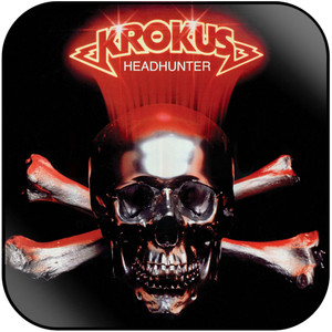 Krokus Headhunter Album Cover Sticker Krokus Headhunter Album Cover Sticker