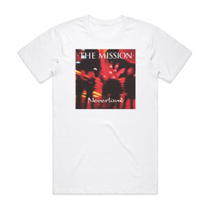 The Mission Neverland Album Cover T-Shirt White The Mission Neverland Album Cover T-Shirt White