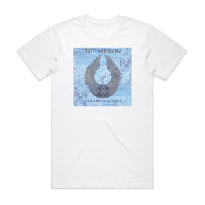 The Mission Sum And Substance Album Cover T-Shirt White