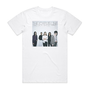 The Icarus Line We Sick Holy Man Album Cover T-Shirt White The Icarus Line We Sick Holy Man Album Cover T-Shirt White
