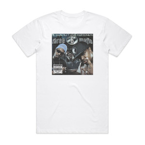 Three 6 Mafia Most Known Unknown 1 Album Cover T-Shirt White Three 6 Mafia Most Known Unknown 1 Album Cover T-Shirt White