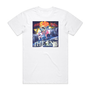 Three 6 Mafia The End Album Cover T-Shirt White Three 6 Mafia The End Album Cover T-Shirt White