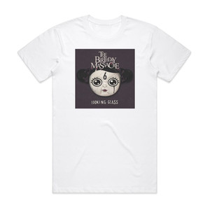 The Birthday Massacre Looking Glass Album Cover T-Shirt White The Birthday Massacre Looking Glass Album Cover T-Shirt White
