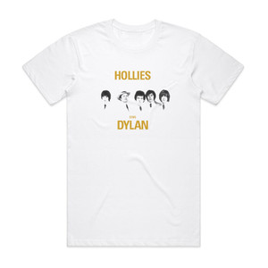 The Hollies Hollies Sing Dylan Album Cover T-Shirt White The Hollies Hollies Sing Dylan Album Cover T-Shirt White