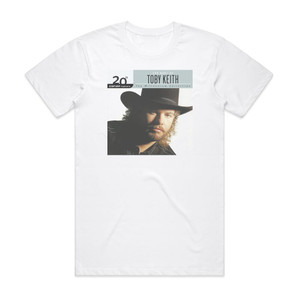 Toby Keith 20Th Century Masters The Millennium Collection The Best Of T Album Cover T-Shirt White Toby Keith 20Th Century Masters The Millennium Collection The Best Of T Album Cover T-Shirt White