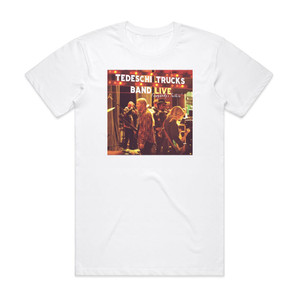Tedeschi Trucks Band Everybodys Talkin Album Cover T-Shirt White Tedeschi Trucks Band Everybodys Talkin Album Cover T-Shirt White