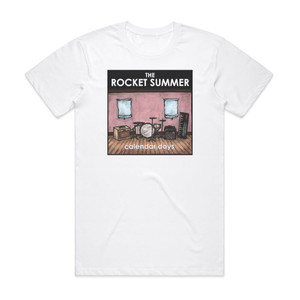 The Rocket Summer Calendar Days Album Cover T-Shirt White