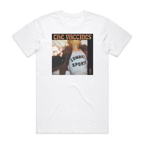 The Vaccines Combat Sports Album Cover T-Shirt White The Vaccines Combat Sports Album Cover T-Shirt White