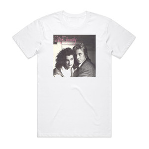 The Family The Family Album Cover T-Shirt White The Family The Family Album Cover T-Shirt White