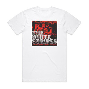 The White Stripes Under Blackpool Lights 1 Album Cover T-Shirt White The White Stripes Under Blackpool Lights 1 Album Cover T-Shirt White