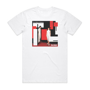 The White Stripes De Stijl 2 Album Cover T-Shirt White The White Stripes De Stijl 2 Album Cover T-Shirt White