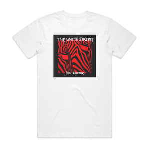 The White Stripes Bbc Sessions Album Cover T-Shirt White The White Stripes Bbc Sessions Album Cover T-Shirt White