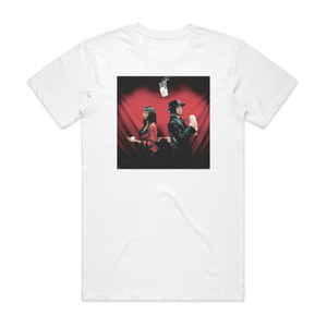 The White Stripes Blue Orchid Album Cover T-Shirt White The White Stripes Blue Orchid Album Cover T-Shirt White