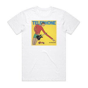 Telephone Un Autre Monde Album Cover T-Shirt White Telephone Un Autre Monde Album Cover T-Shirt White