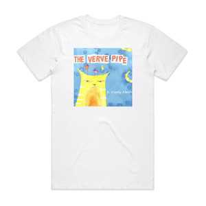 The Verve Pipe A Family Album Album Cover T-Shirt White The Verve Pipe A Family Album Album Cover T-Shirt White
