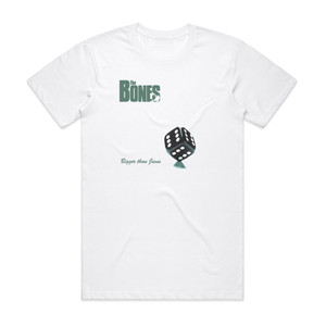 The Bones Bigger Than Jesus Album Cover T-Shirt White The Bones Bigger Than Jesus Album Cover T-Shirt White